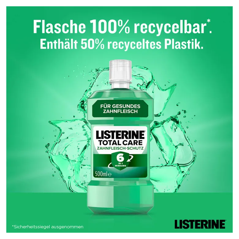 Listerine Mundspülung Total Care Zahnfleisch-Schutz, 500 ml