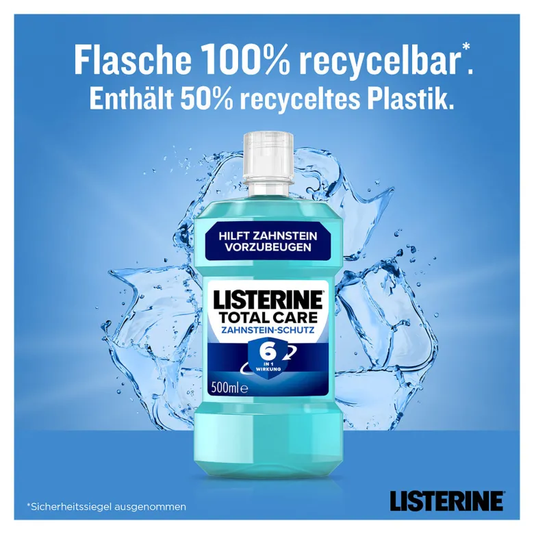 Listerine Mundspülung Total Care Zahnstein-Schutz, 500 ml