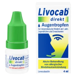 Livocab direkt Augentropfen bei Allergie, 4 ml