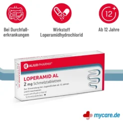 Loperamid AL 2 mg Schmelztabletten, 12 St
