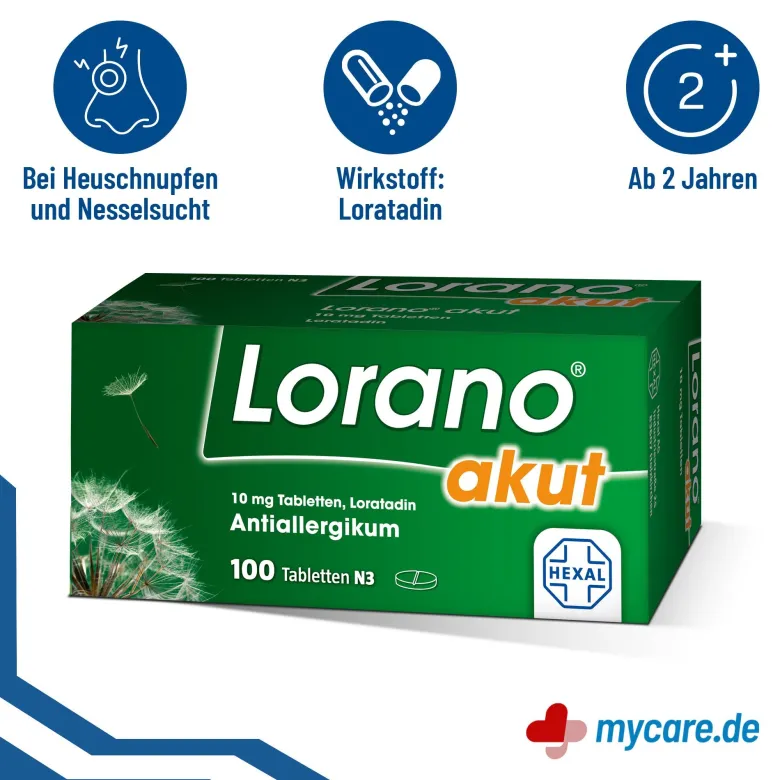 Lorano akut Tabletten, 100 St