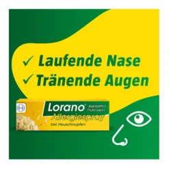 Lorano Azelastin/Fluticason Allergiespray bei Heuschnupfen, 23 g