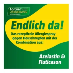 Lorano Azelastin/Fluticason Allergiespray bei Heuschnupfen, 23 g