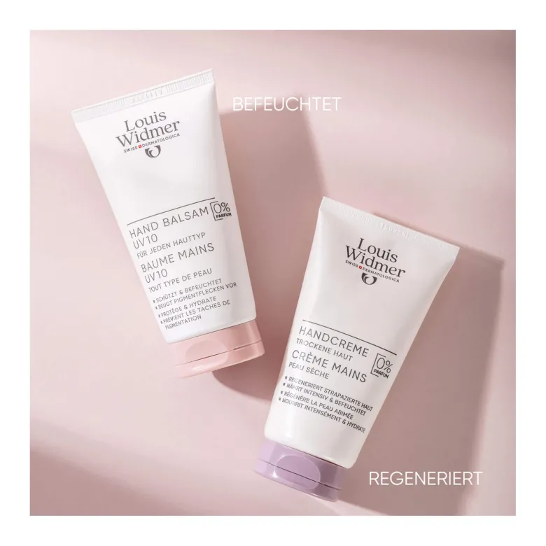 Louis Widmer Handbalsam UV 10 unparfümiert, 75 ml