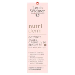 Louis Widmer nutriderm Get. Tagescreme UV 20 - Bronze 02, 30 ml