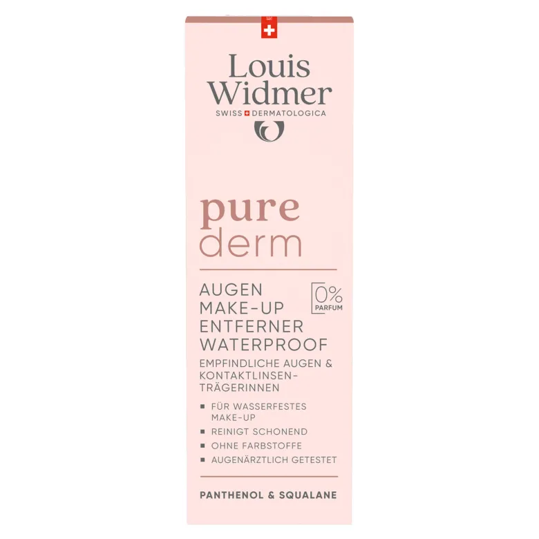 Louis Widmer purederm Augen-Make-up-Entferner wasserfest o.p, 100 ml