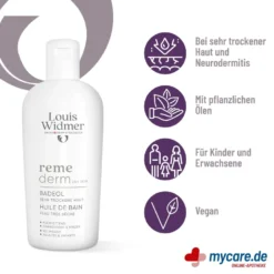 Louis Widmer remederm Badeöl leicht parfümiert, 250 ml