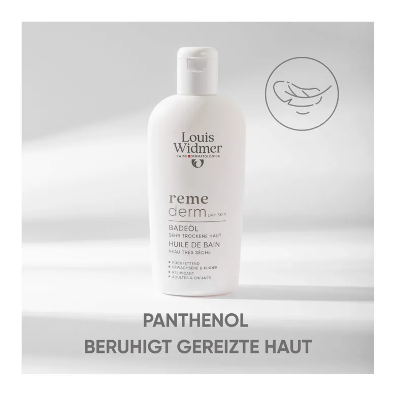 Louis Widmer remederm Badeöl leicht parfümiert, 250 ml