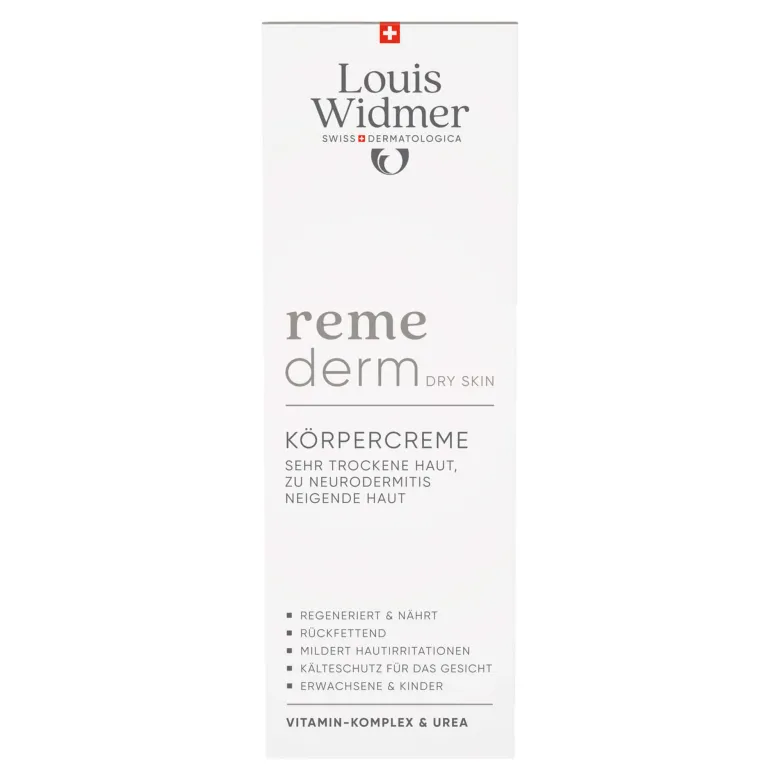 Louis Widmer remederm Körpercreme leicht parfümiert, 200 ml