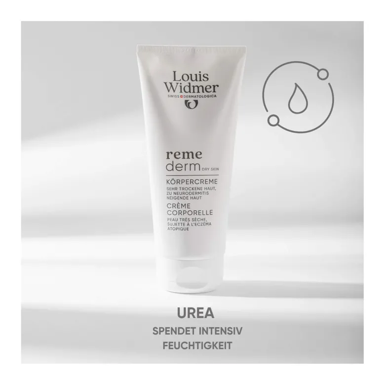 Louis Widmer remederm Körpercreme leicht parfümiert, 200 ml