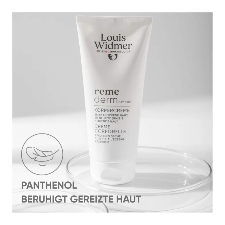 Louis Widmer remederm Körpercreme leicht parfümiert, 200 ml