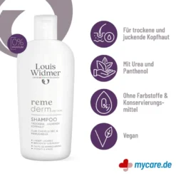 Louis Widmer remederm Shampoo unparfümiert, 150 ml