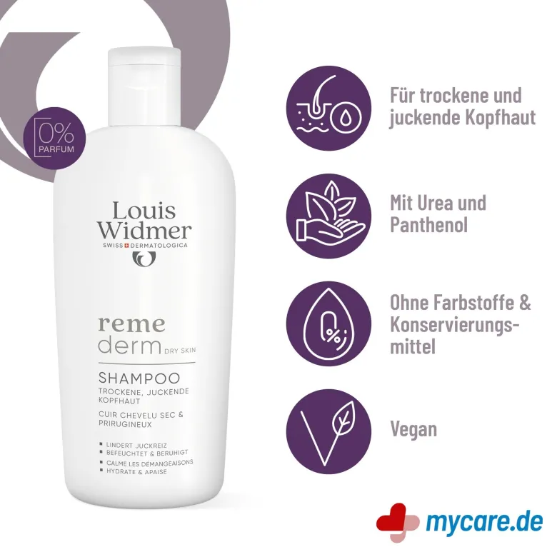 Louis Widmer remederm Shampoo unparfümiert, 150 ml
