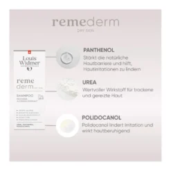 Louis Widmer remederm Shampoo unparfümiert, 150 ml