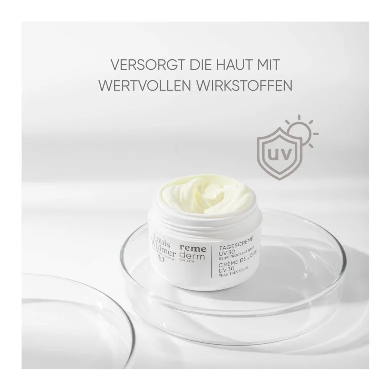 Louis Widmer remederm Tagescreme UV 30 unparfümiert, 50 ml