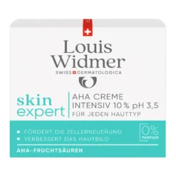 Louis Widmer skinexpert AHA Creme Intensiv 10% unparfümiert, 50 ml
