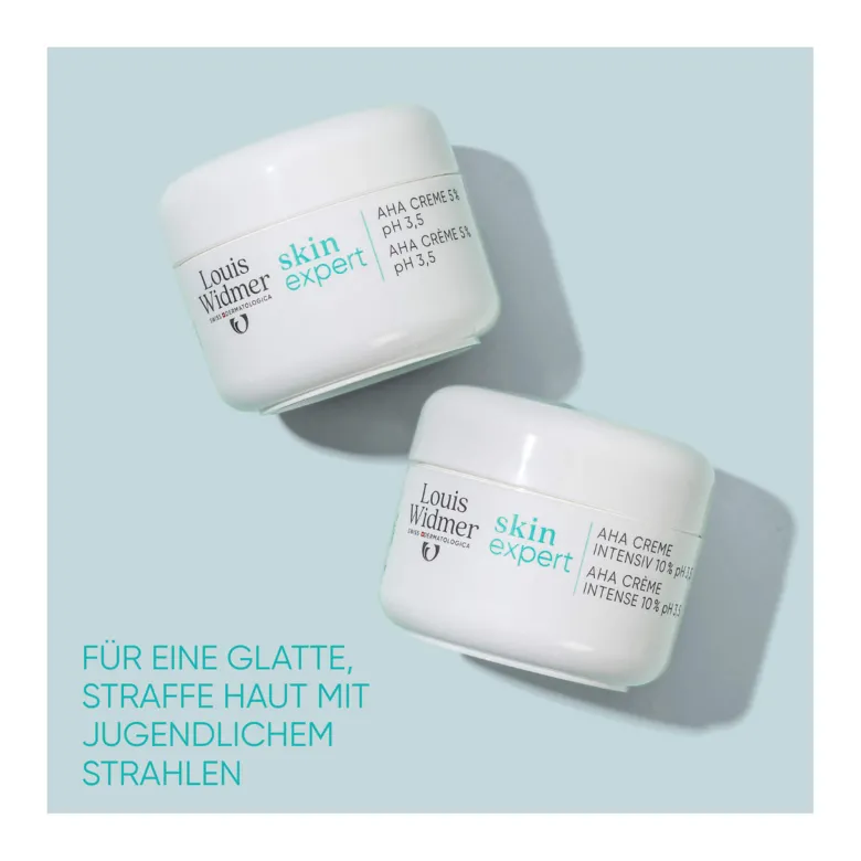 Louis Widmer skinexpert AHA Creme Intensiv 10% unparfümiert, 50 ml