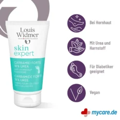 Louis Widmer skinexpert Carbamid F. Anti-Hornh. Fußcreme o.p, 50 ml