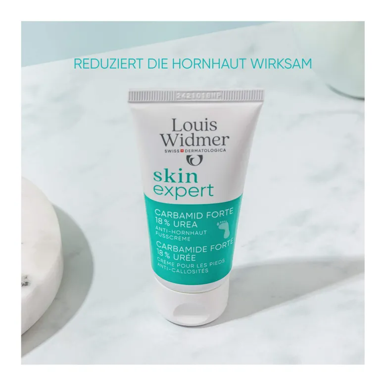 Louis Widmer skinexpert Carbamid F. Anti-Hornh. Fußcreme o.p, 50 ml