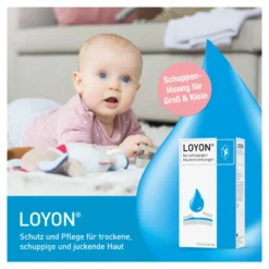 LOYON bei Schuppenflechte, Milchschorf und Kopfgneis, 50 ml