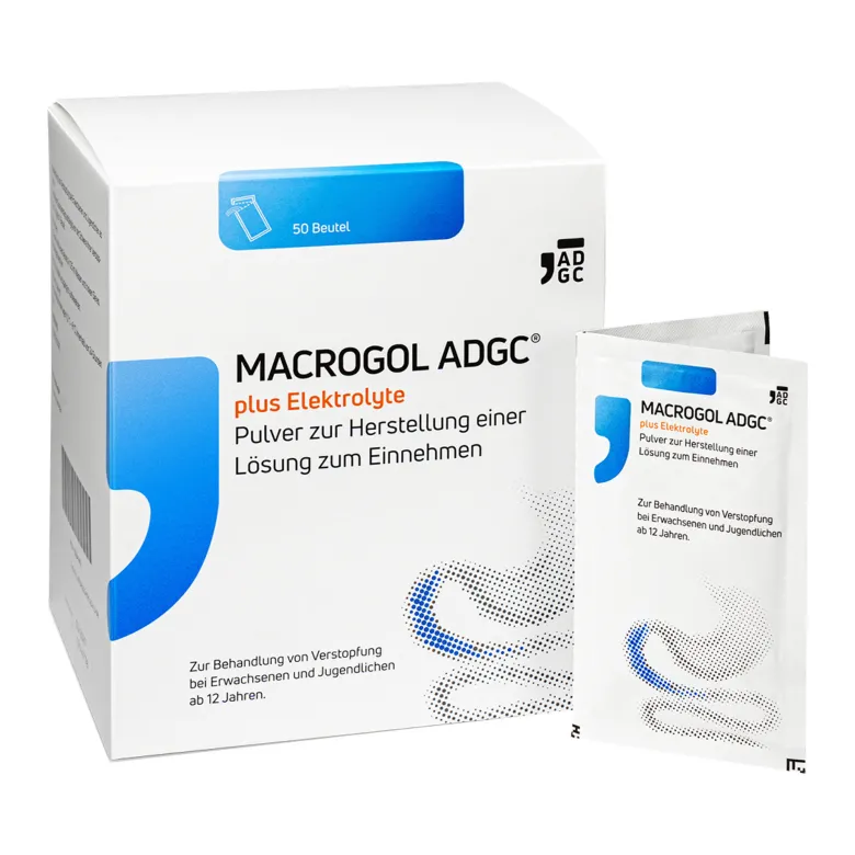 Macrogol Adgc plus Elektrolyte Pulver, 50 St