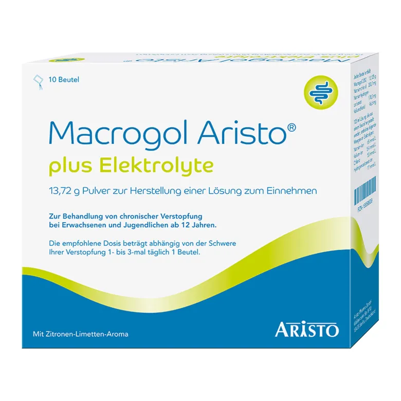 Macrogol Aristo plus Elektrolyte 13,72 g Pulver, 10 St