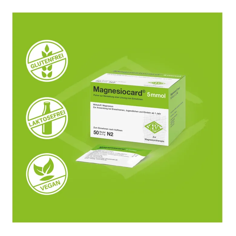 Magnesiocard 5 mmol Pulver, 100 St