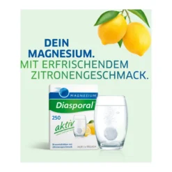 Magnesium Diasporal 250 aktiv Brausetabletten, 20 St