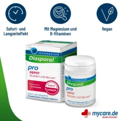 Magnesium-Diasporal pro DEPOT Muskeln und Nerven, 30 St