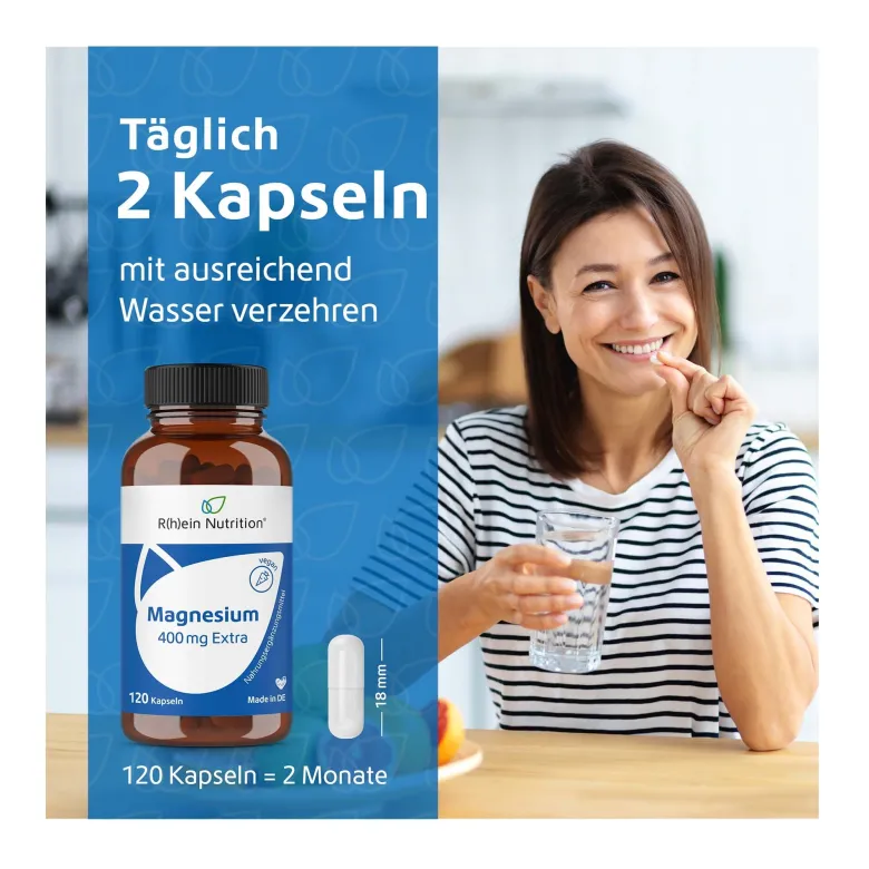 Magnesium 400 mg Extra Kapseln, 120 St