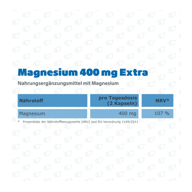 Magnesium 400 mg Extra Kapseln, 120 St