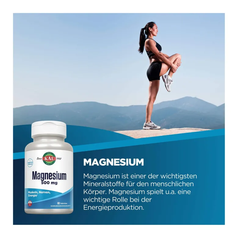 Magnesium 500 mg Tabletten, 60 St