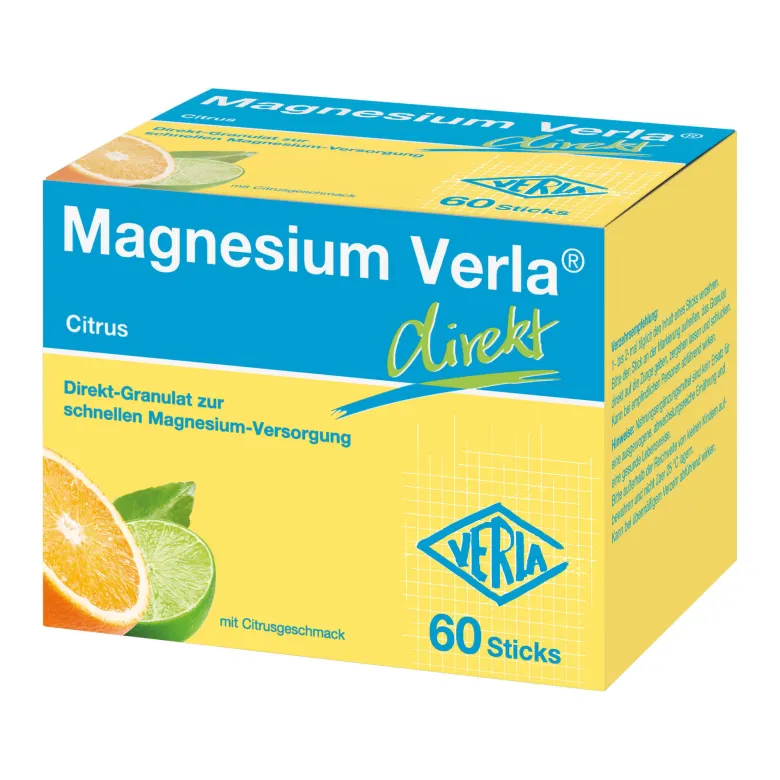 Magnesium Verla direkt Granulat Citrus, 60 St