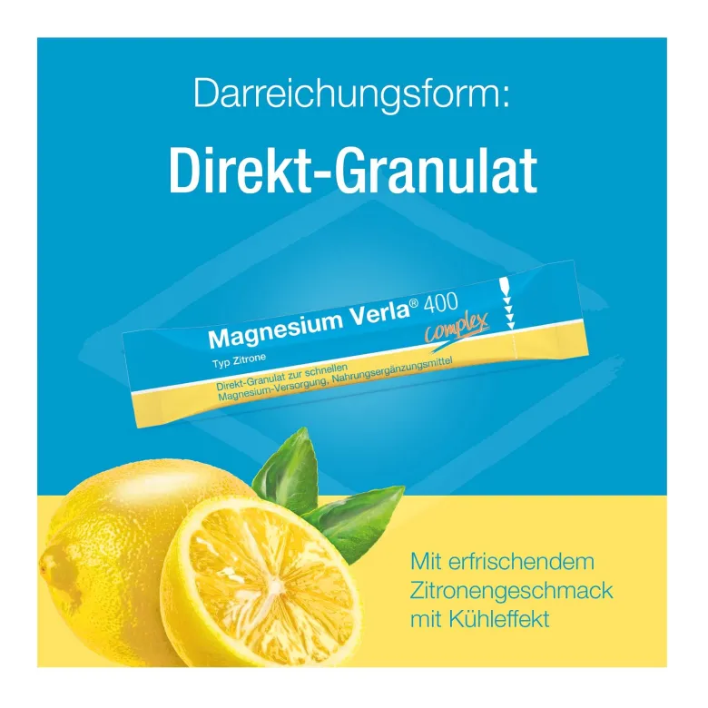 Magnesium Verla 400 Direkt-Granulat, 25 St
