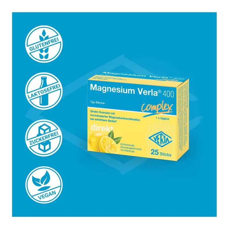 Magnesium Verla 400 Direkt-Granulat, 25 St