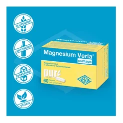 Magnesium Verla purKaps Vegane Kapseln zum Einnehmen, 60 St