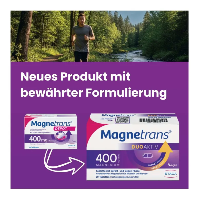 Magnetrans Duoaktiv 400 mg Tabletten, 20 St