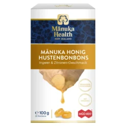 Manuka Health MGO 400+ Lutschbonbons Ingwer-Zitrone, 100 g