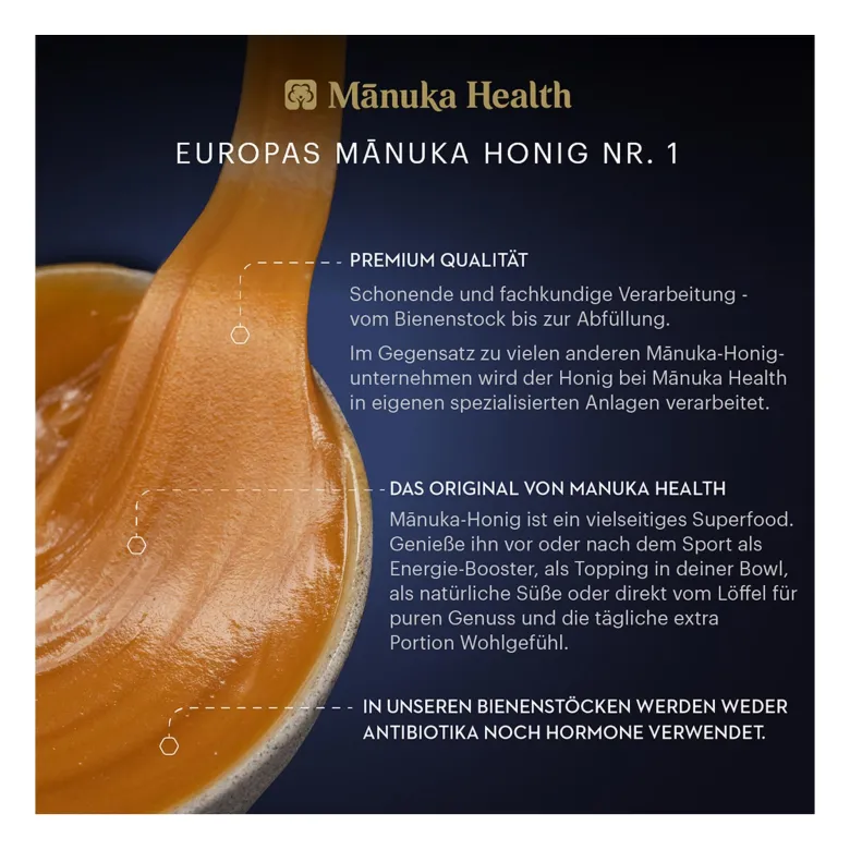 Manuka Health MGO 400+ Manuka Honig, 250 g