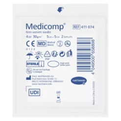Medicomp Kompressen 5x5 cm steril 4-lagig, 25X2 St