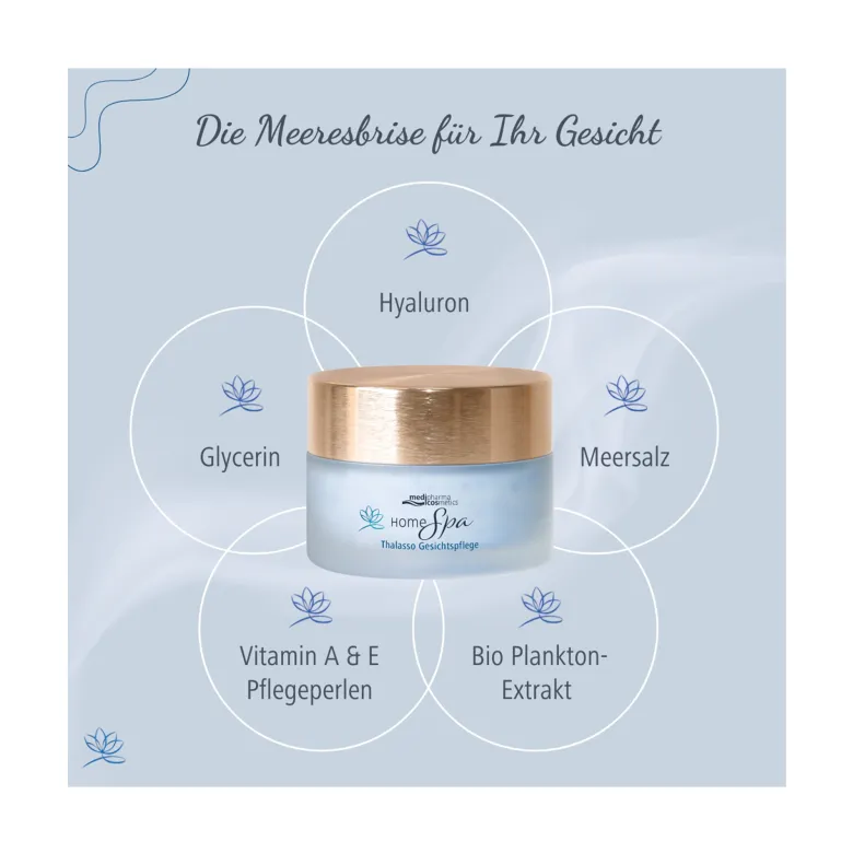 medipharma cosmetics Home Spa Thalasso Gesichtspflege, 50 ml