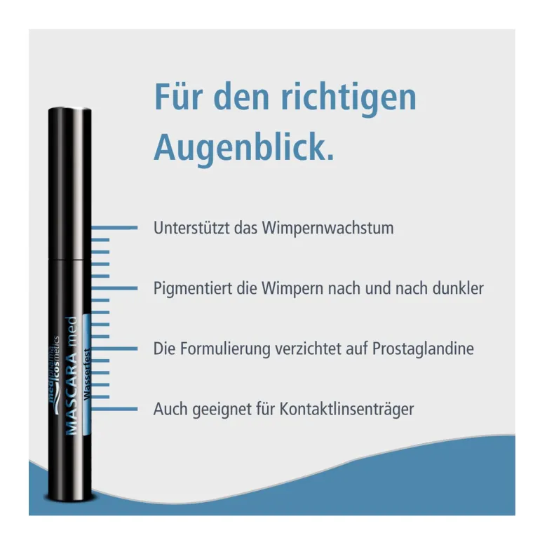 Medipharma cosmetics Mascara med Wasserfest, 5 ml