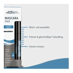 Medipharma cosmetics Mascara med Wasserfest, 5 ml