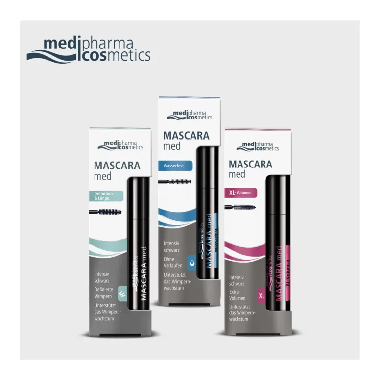 Medipharma cosmetics Mascara med Wasserfest, 5 ml