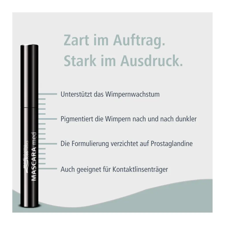 medipharma cosmetics Mascara med Definition & Länge, 5 ml