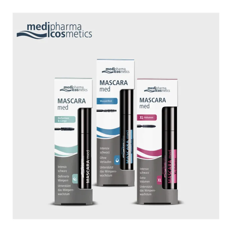 medipharma cosmetics Mascara med Definition & Länge, 5 ml