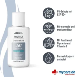 Medipharma cosmetics Protect Gesichtsfluid LSF 50+, 50 ml