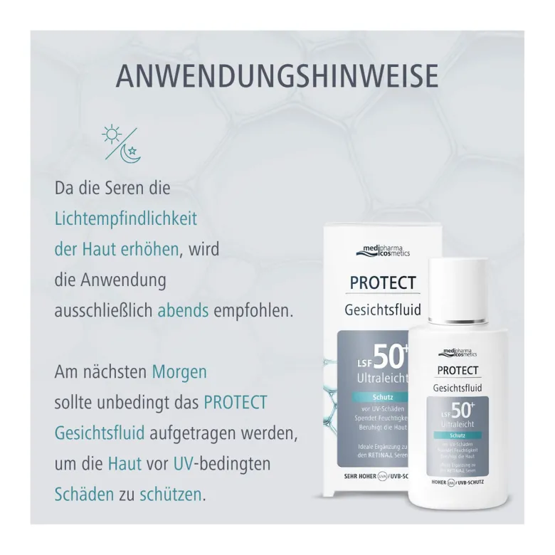 Medipharma cosmetics Protect Gesichtsfluid LSF 50+, 50 ml