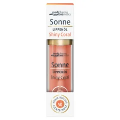 medipharma cosmetics Sonne Lippenöl Shiny Coral LSF 50, 4 ml
