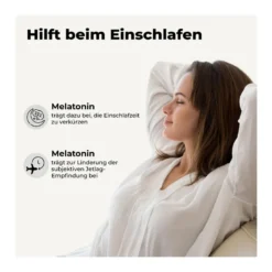 Melatonin 2 mg plus Hopfen und Melisse Kapseln, 120 St